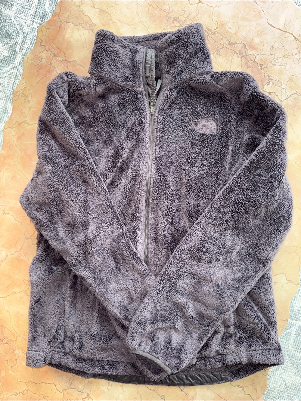 THE NORTH FACE jacket sweater fleece size medium purple color